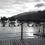 Sunrise over Moorea