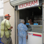 Buying Rolled Ice Cream