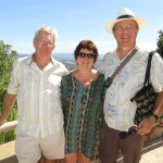 Dennis, Diana and Pete on Castle Hill