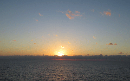 Day 35, Sailing toward Sydney Australia