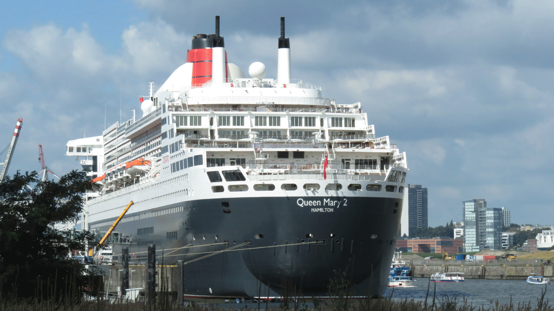 Day 1, Queen Mary 2, Hamburg, Germany