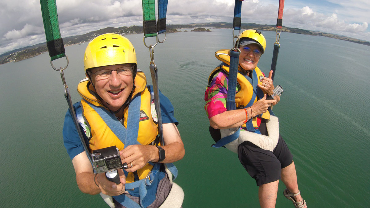 Day 60, Parasailing in Paradise