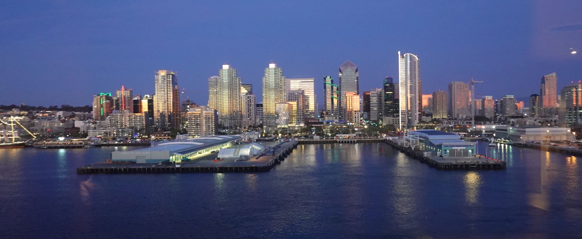 San Diego from the Seaview Pool at sunset