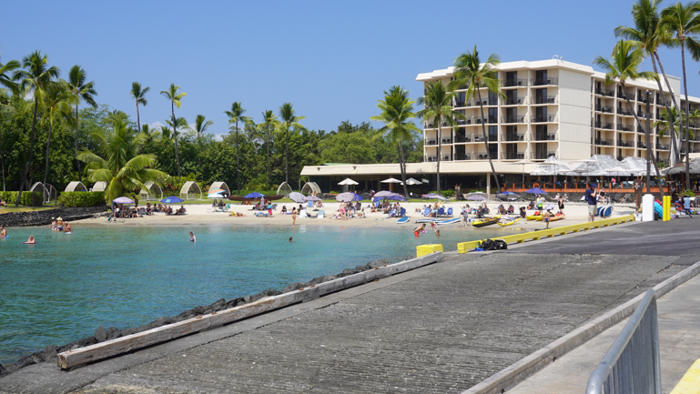 beach near pier kona