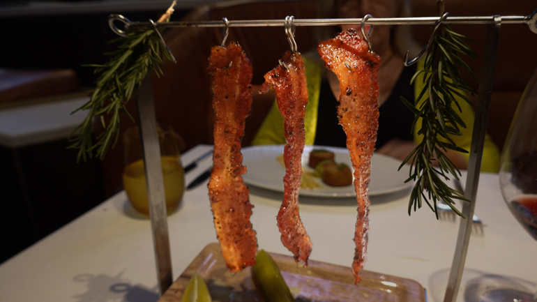 Clothesline Candied Bacon