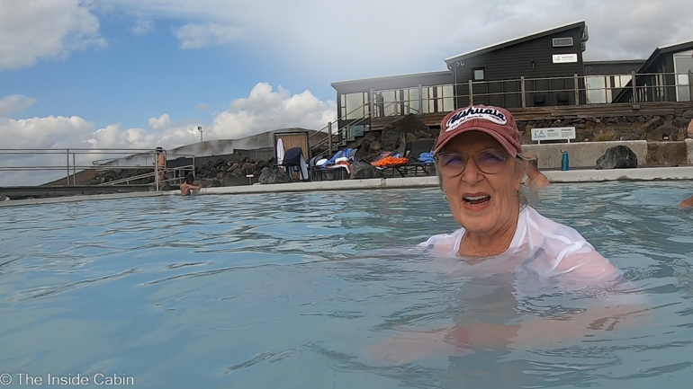 Judy in nature bath 2