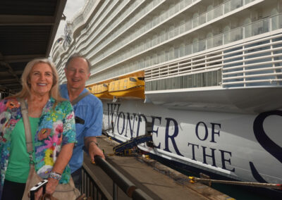 A wonderful start to our first cruise on the Wonder of the Seas