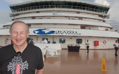 Zuiderdam and Volendam – side by side – Panama Canal Transit (Post #8)