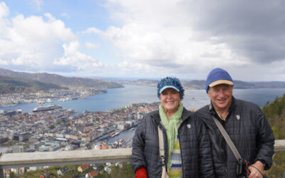 Bergen, Norway:  Snow, Rain and Sun (26 April 2023)