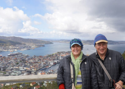 Bergen, Norway:  Snow, Rain and Sun (26 April 2023)