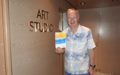 Cruising Toward the Azores – A Day of Art and Entertainment